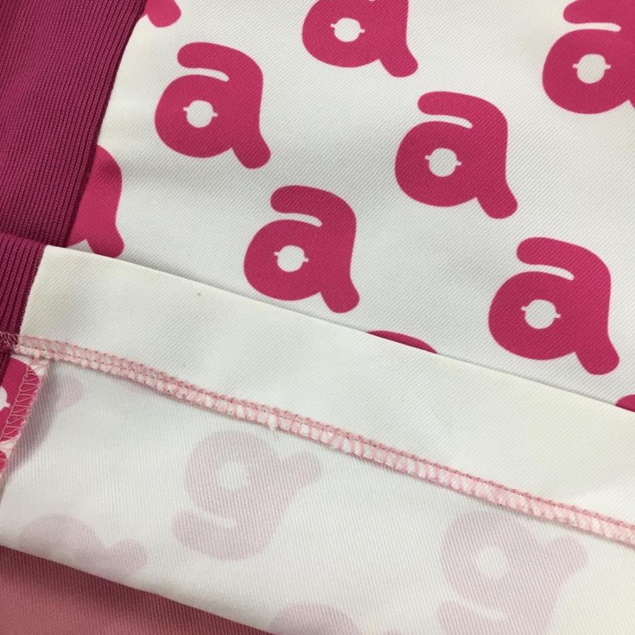 archivio（アルチビオ） 【美品】アルチビオ スカート 白×ピンク ロゴ