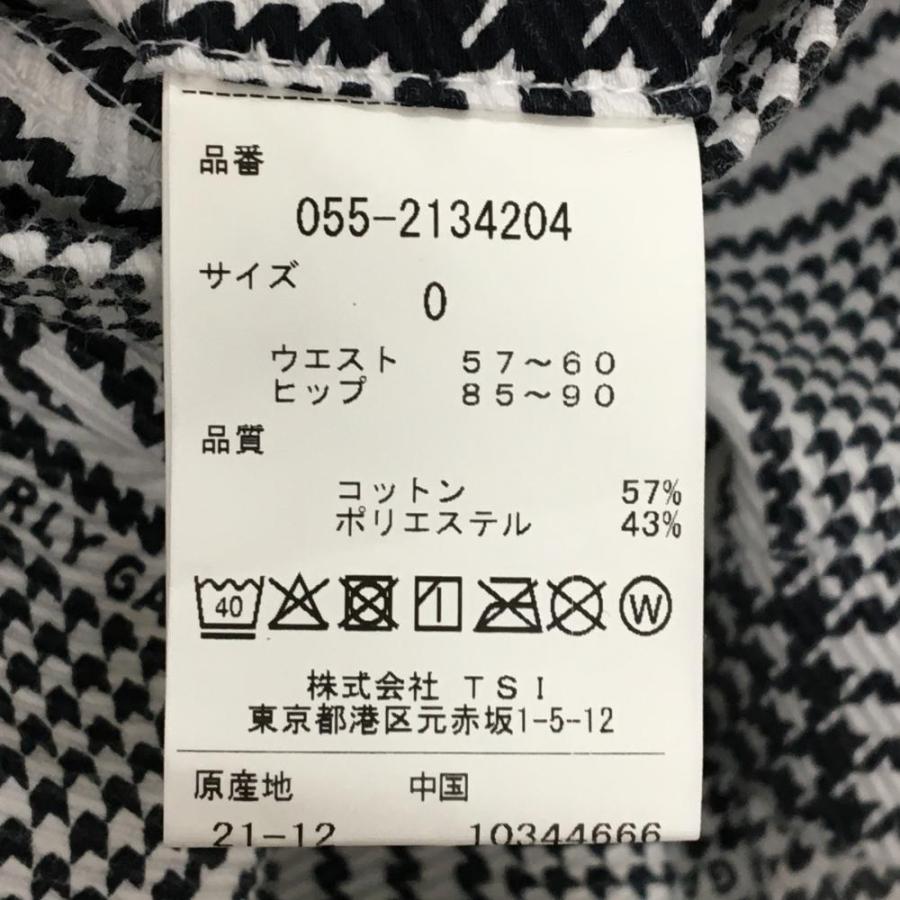 PEARLY GATES（パーリーゲイツ） スカート 黒×白 チェック レディース