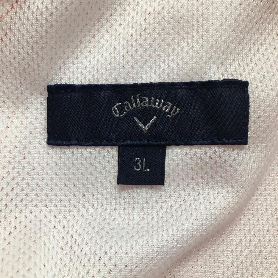 Callaway（キャロウェイ） パンツ レッド×白 ストライプ 立体ロゴ
