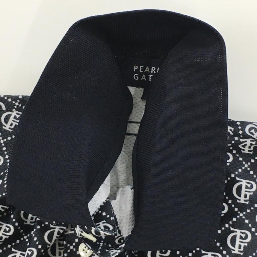 PEARLY GATES・パーリーゲイツ⚫︎半袖ゴルフシャツ白紺5 【公式通販】