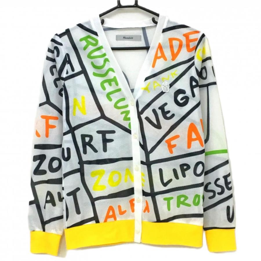 Russeluno（ラッセルノ） 【美品】ラッセルノ メッシュカーディガン 白