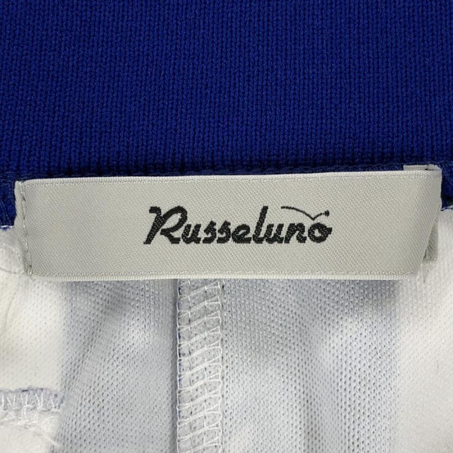 Russeluno（ラッセルノ） スカート ブルー×白 ブロックチェック