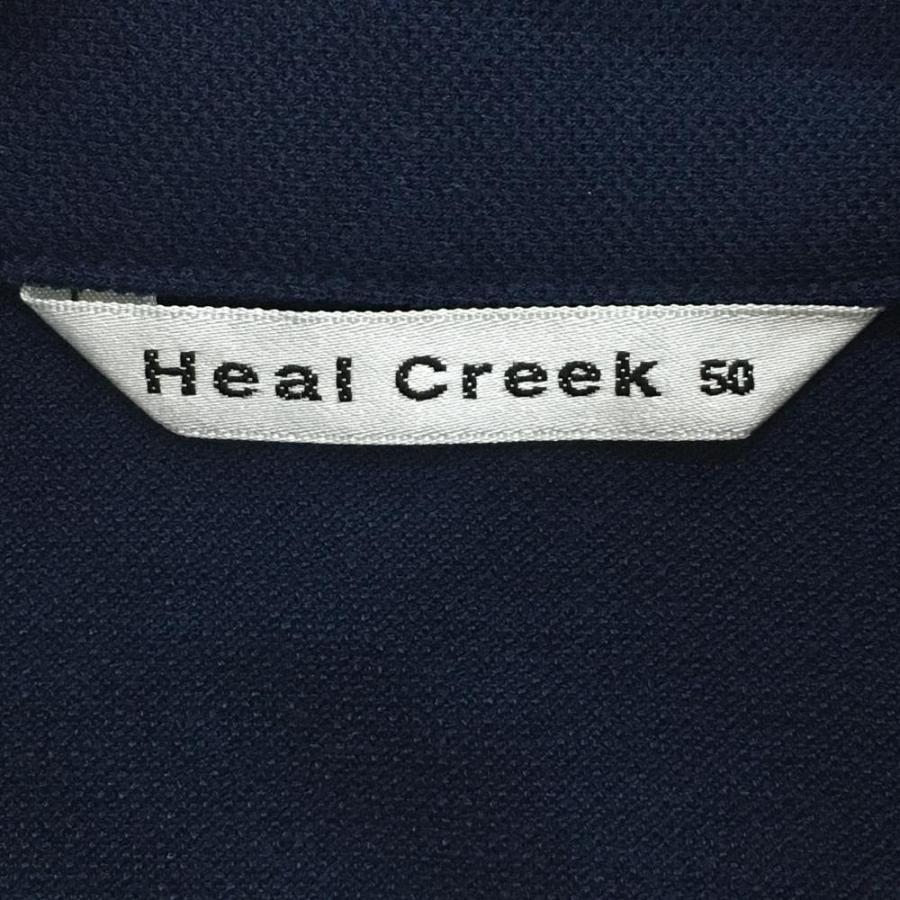Heal Creek 【超美品】ヒールクリーク 半袖ポロシャツ ネイビー
