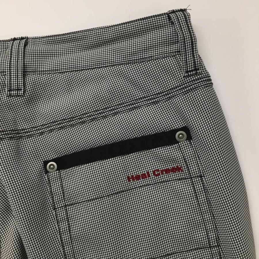 美品 マスターニーエディション ゴルフ パンツ 6 LL 黒 グレー 千鳥格子 Heal Creek（ヒールクリーク） 【超美品】ヒールクリーク パンツ 白×黒