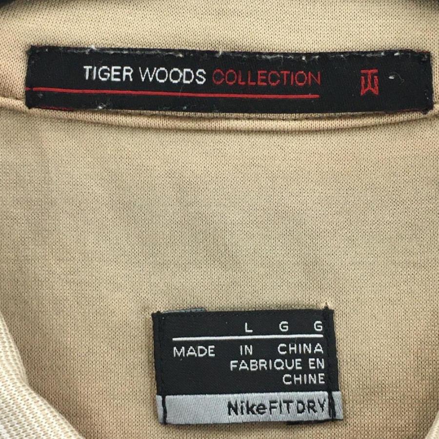 NIKE（ナイキ） タイガーウッズコレクション 半袖ポロシャツ ベージュ