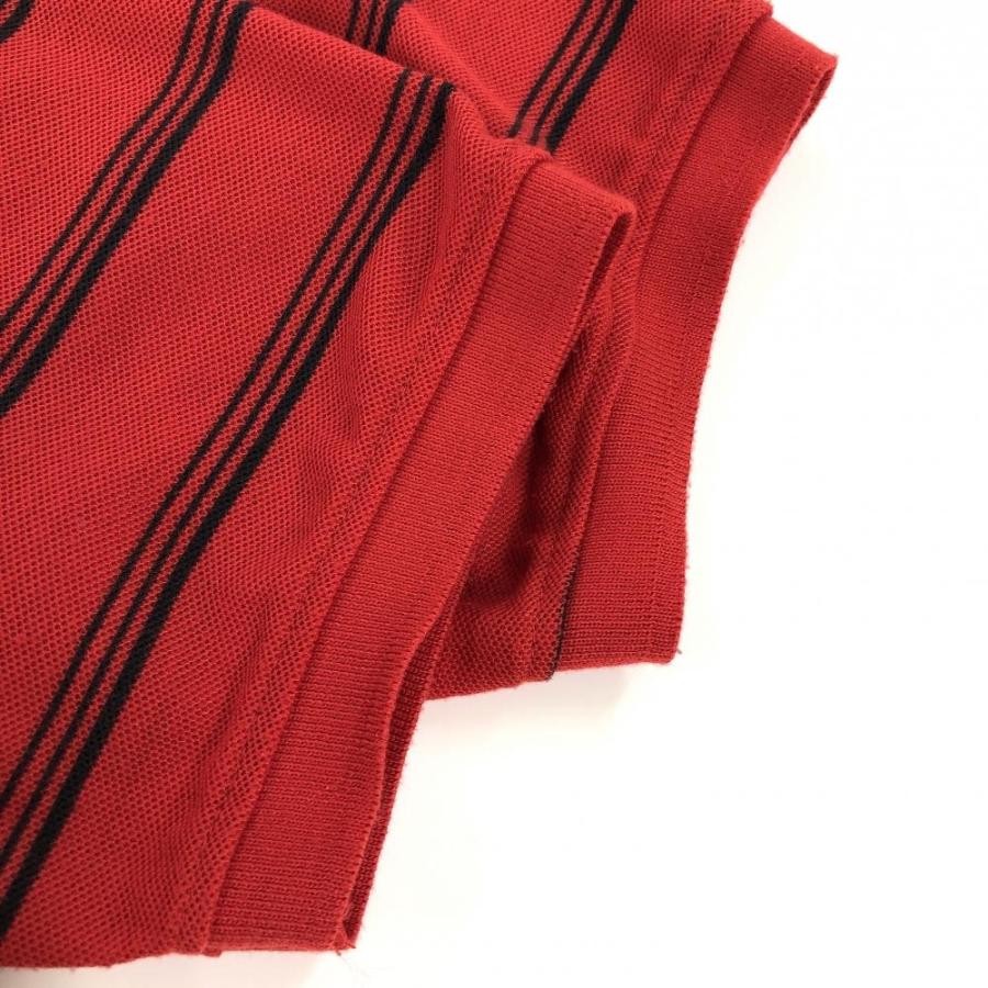 POLO RALPH LAUREN（ポロ・ラルフローレン） 半袖ポロシャツ レッド×黒