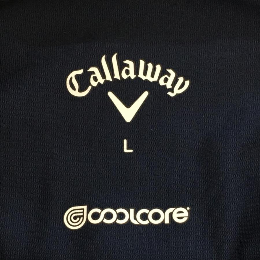 Callaway ネイビー ハイネックシャツ L Callaway（キャロウェイ） 【新品】キャロウェイ レッドレーベル 半袖