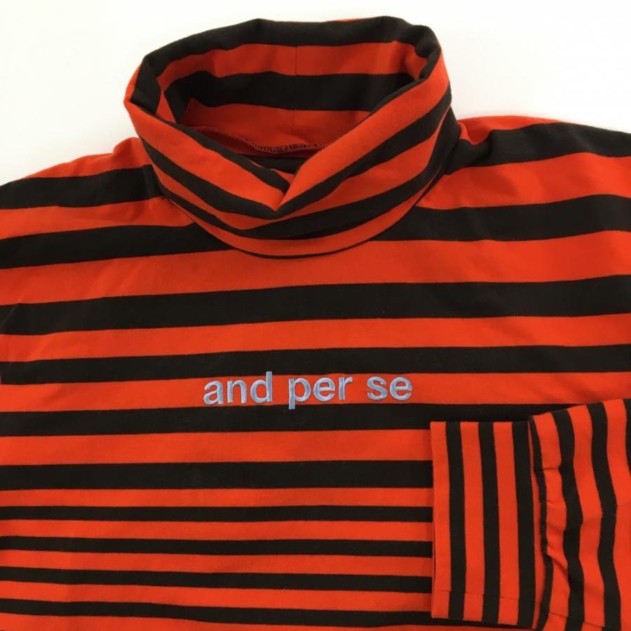 and per se（アンパスィ） 【超美品】アンパスィ 長袖ハイネックシャツ