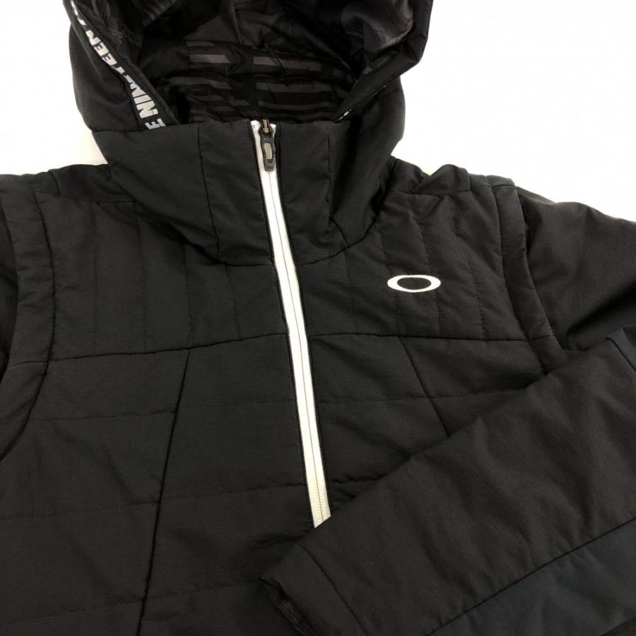 OAKLEY（オークリー） 【美品】オークリー 2WAY中綿ジャケット 黒