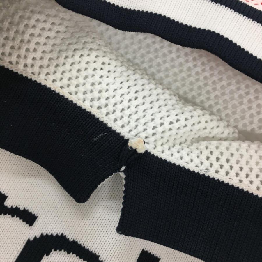 archivio（アルチビオ） 【美品】アルチビオ ニットベスト 白×ネイビー