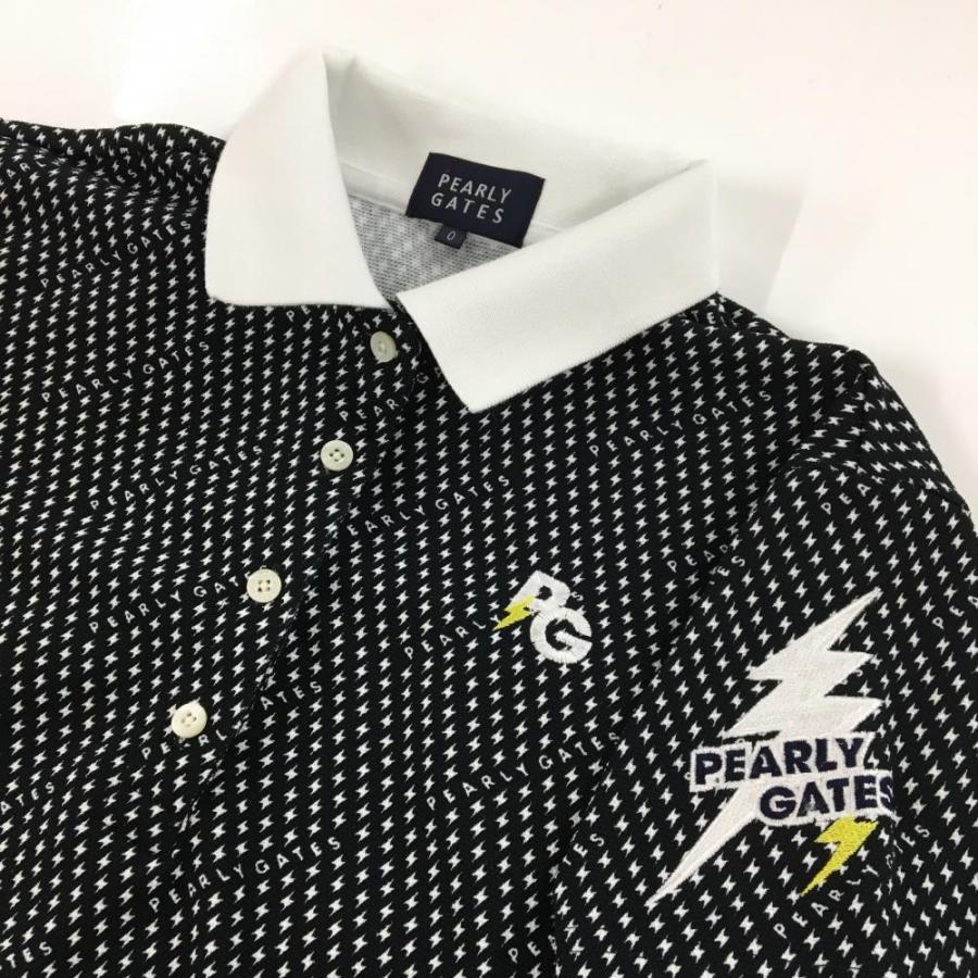 美品✨ パーリーゲイツ ポロシャツワンピース PGG 総柄 ストレッチ 24SS PEARLY GATES（パーリーゲイツ） 【美品】パーリーゲイツ 半袖ポロ