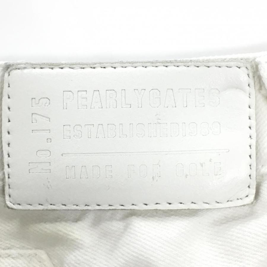 PEARLY GATES（パーリーゲイツ） スカート 白 ロゴグレー レディース 0