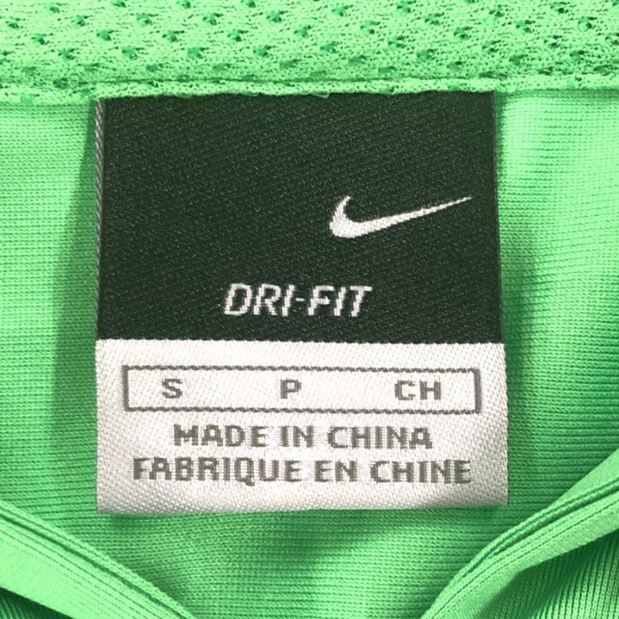 NIKE（ナイキ） 【超美品】ナイキ 半袖ジップパーカー グリーン 袖一部