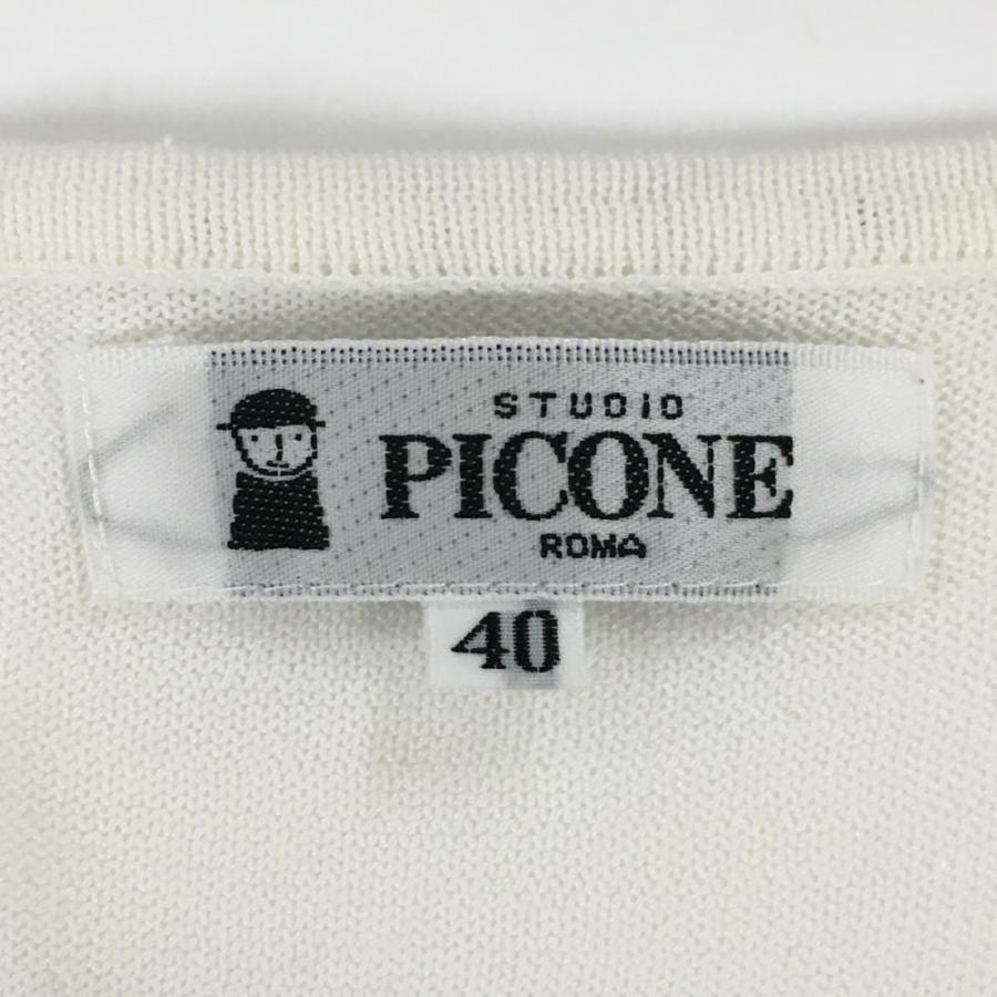 Picone CLUB（ピッコーネクラブ） ピッコーネ ニットベスト 白×黒