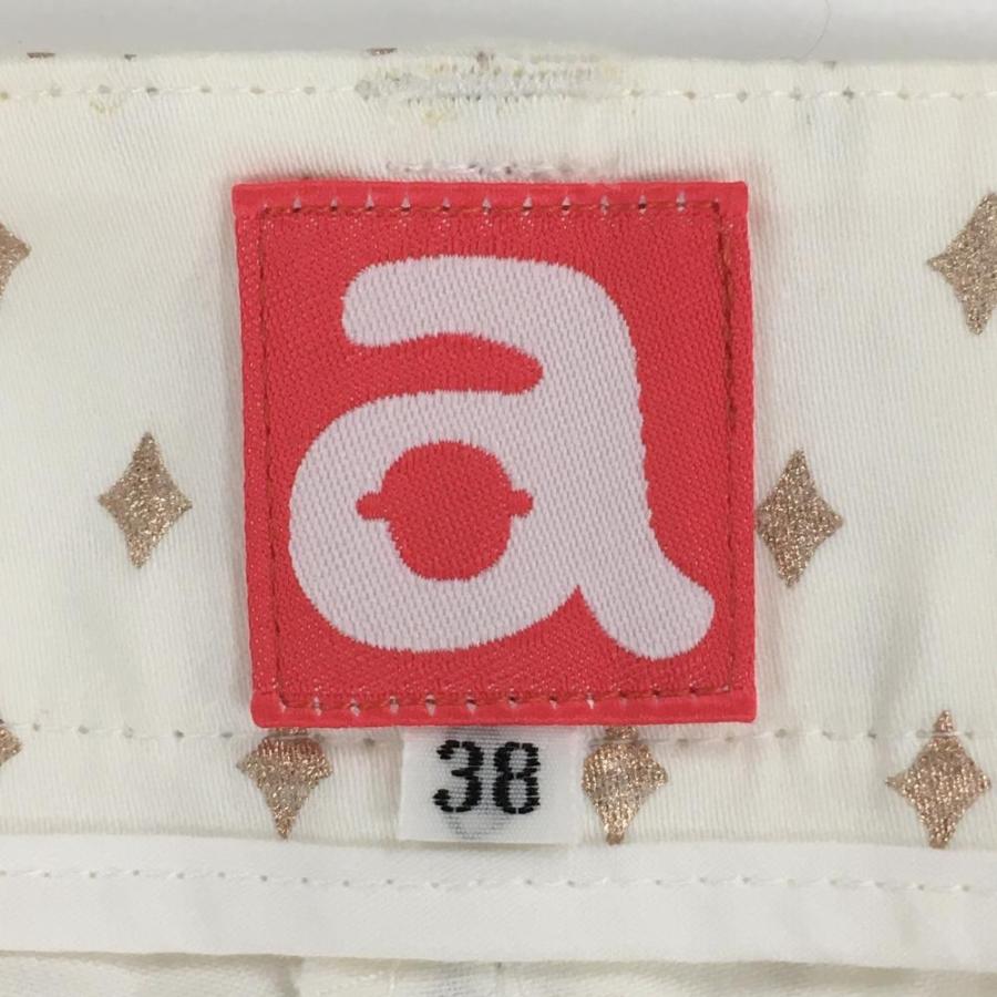 archivio（アルチビオ） 【美品】アルチビオ パンツ 白×ゴールド