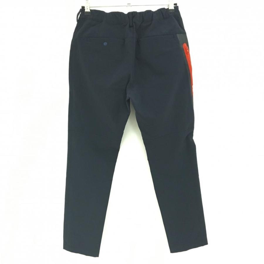 BEAMS GOLF（ビームス ゴルフ） パンツ ネイビー×レッド サイドロゴ