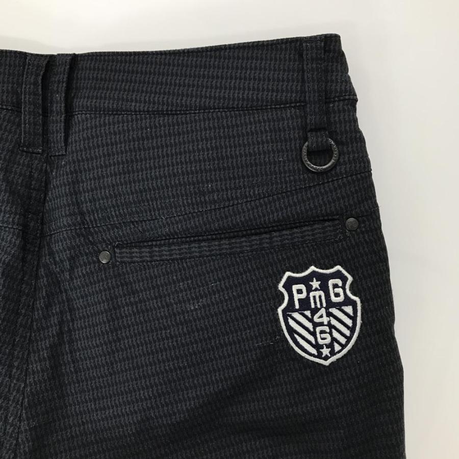 PEARLY GATES（パーリーゲイツ） 中綿パンツ ダークネイビー×黒 総柄