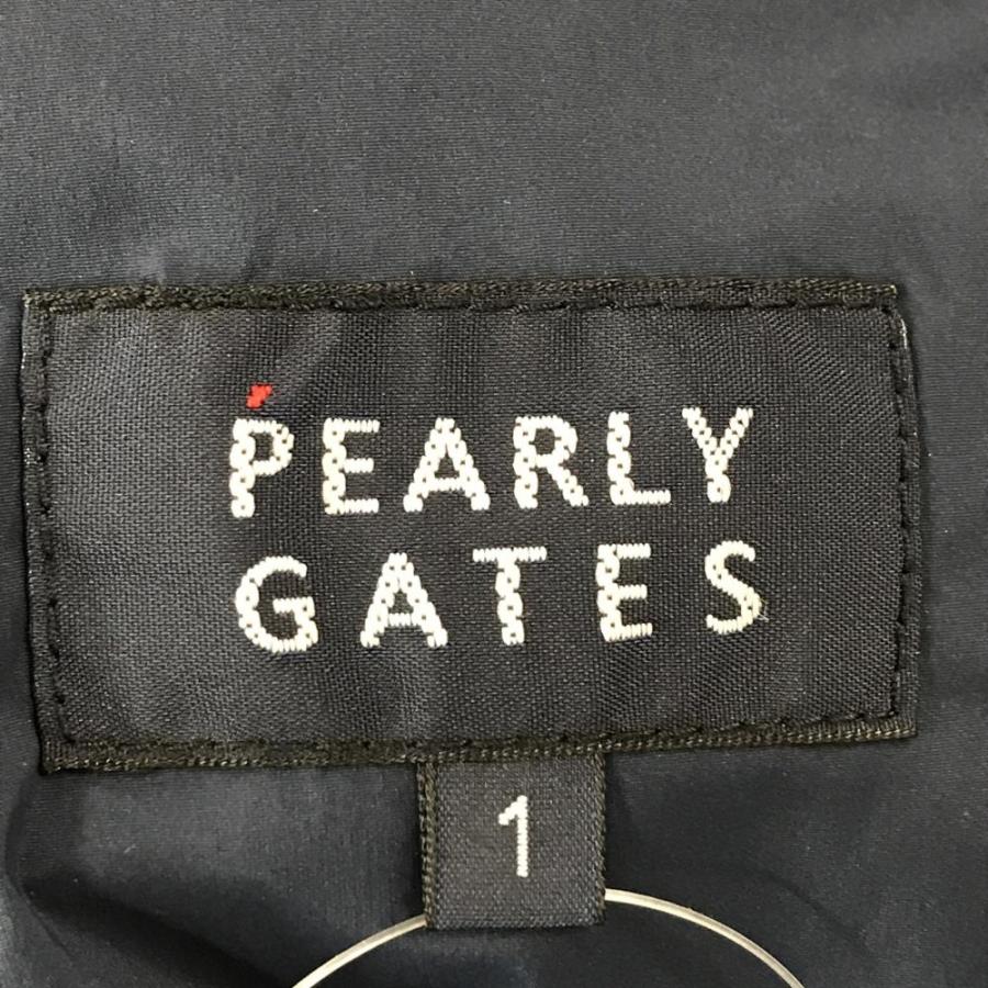 PEARLY GATES（パーリーゲイツ） 中綿パンツ ダークネイビー×黒 総柄