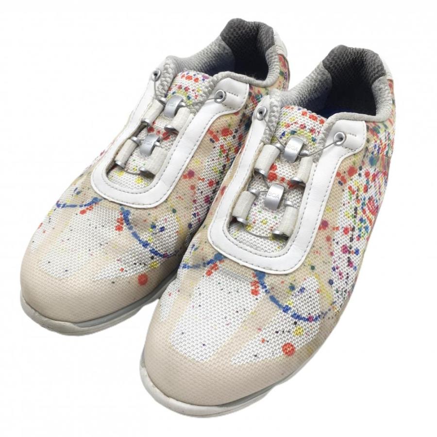 FootJoy レディースゴルフシューズ 24.5センチ FootJoy（フットジョイ） ゴルフシューズ 白×マルチカラー 98036J em