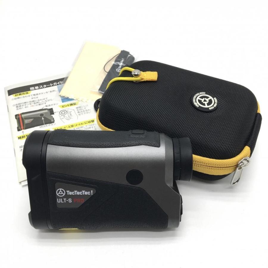 【未使用　極美品】TecTecTec! ULT-S PRO ゴルフ用距離計 TecTecTec 【美品】テックテックテック レーザー距離計 黒 ULT-S PRO