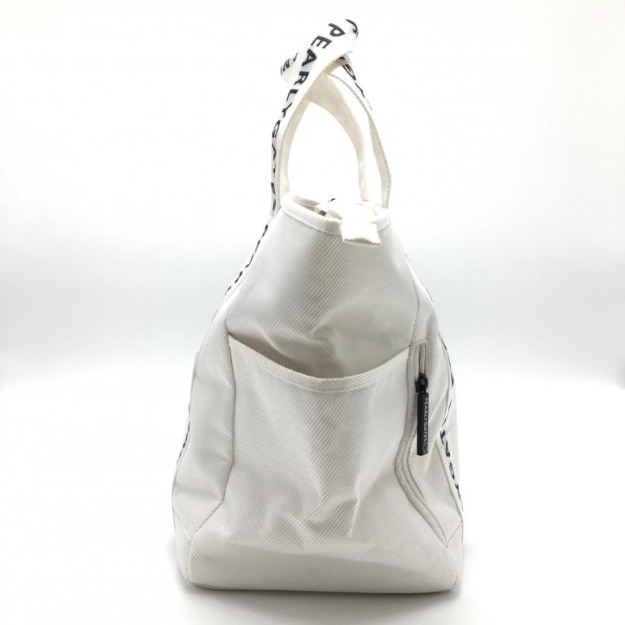 ○★新品未使用　PEARLY GATES（パーリーゲイツ）　ロッカーバッグ　白 PEARLY GATES パーリーゲイツ ロッカーバッグ 白×ネイビー