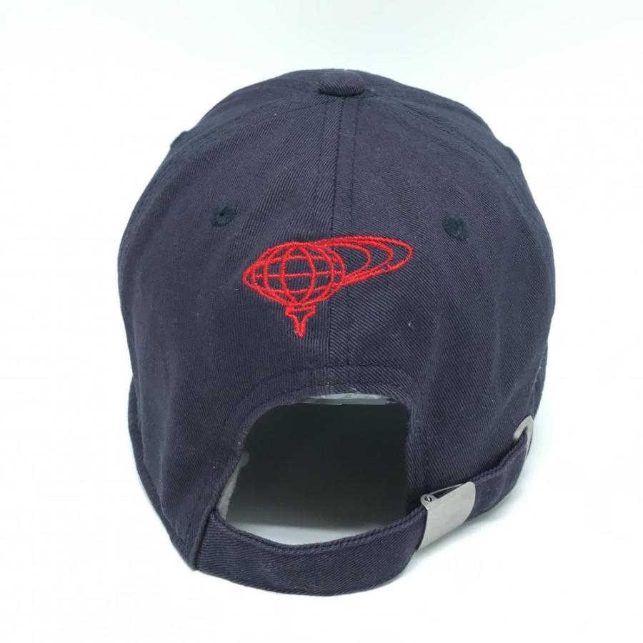 BEAMS GOLF（ビームス ゴルフ） キャップ ネイビー×レッド 立体ロゴ