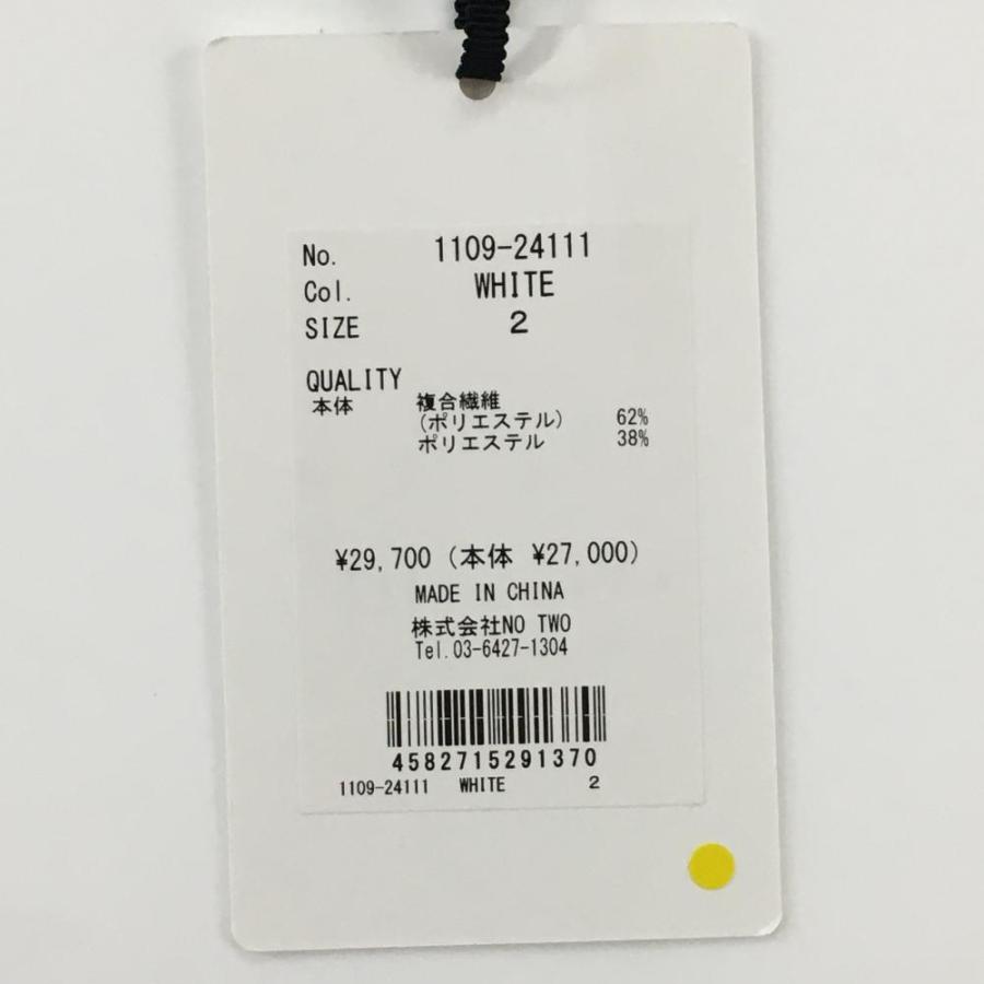 新品】CPG ノースリーブハイネックシャツ 白×黒 立体ロゴ ネック後ろ