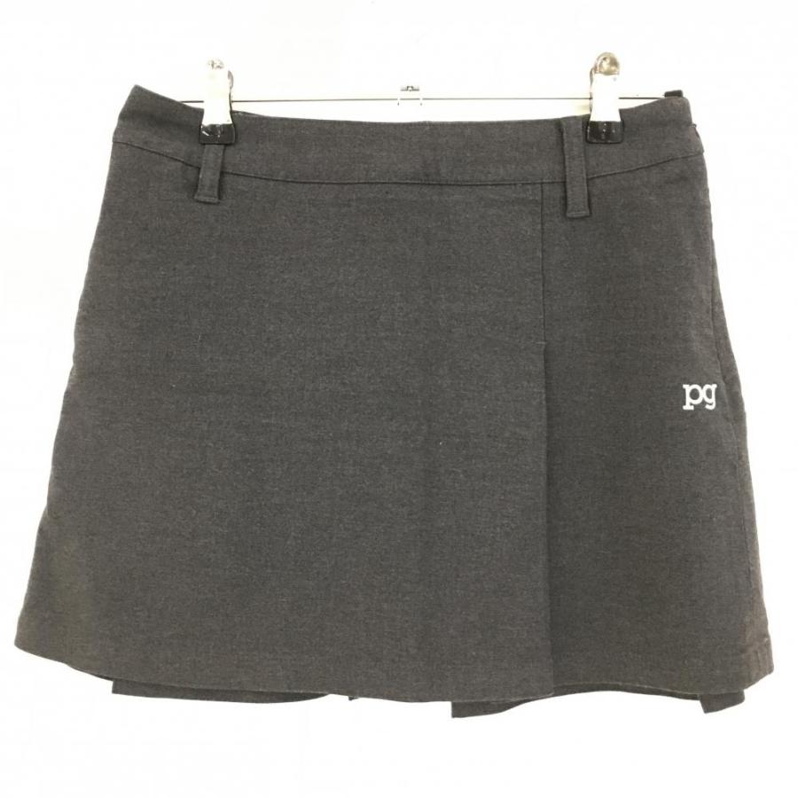 PEARLY GATES 【超美品】パーリーゲイツ スカート グレー 背面