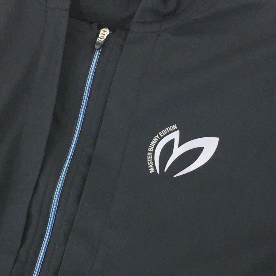 マスターバニー　ニットパーカー　2024年　ブルゾン　ゴルフウェア　ブラック MASTER BUNNY EDITION 【超美品】マスターバニー ジップパーカー