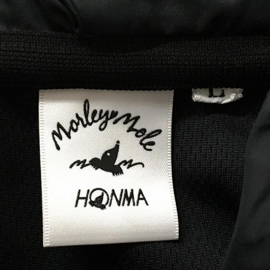 HONMA GOLF（本間ゴルフ） ホンマ フード付中綿ジャケット 黒 一部中綿