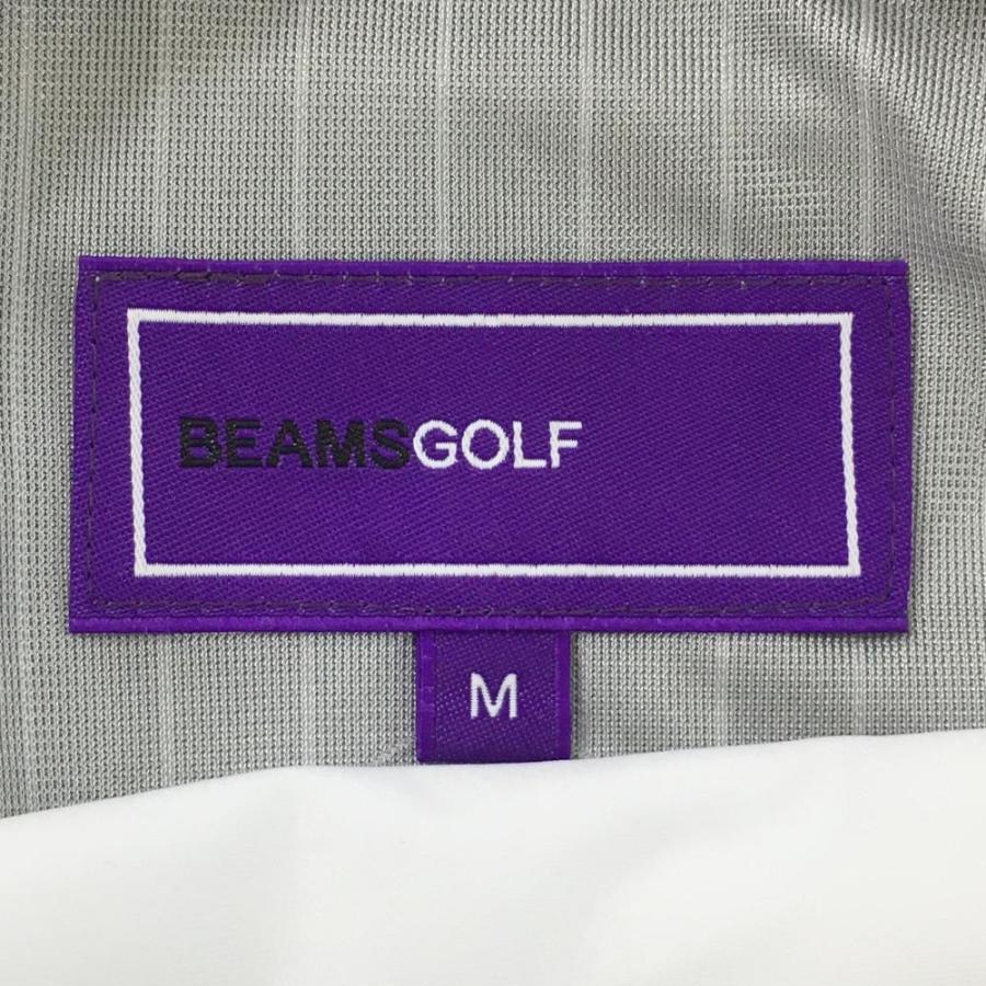 BEAMS GOLF（ビームス ゴルフ） ダウンジャケット 白 蓄熱裏地 切替 袖