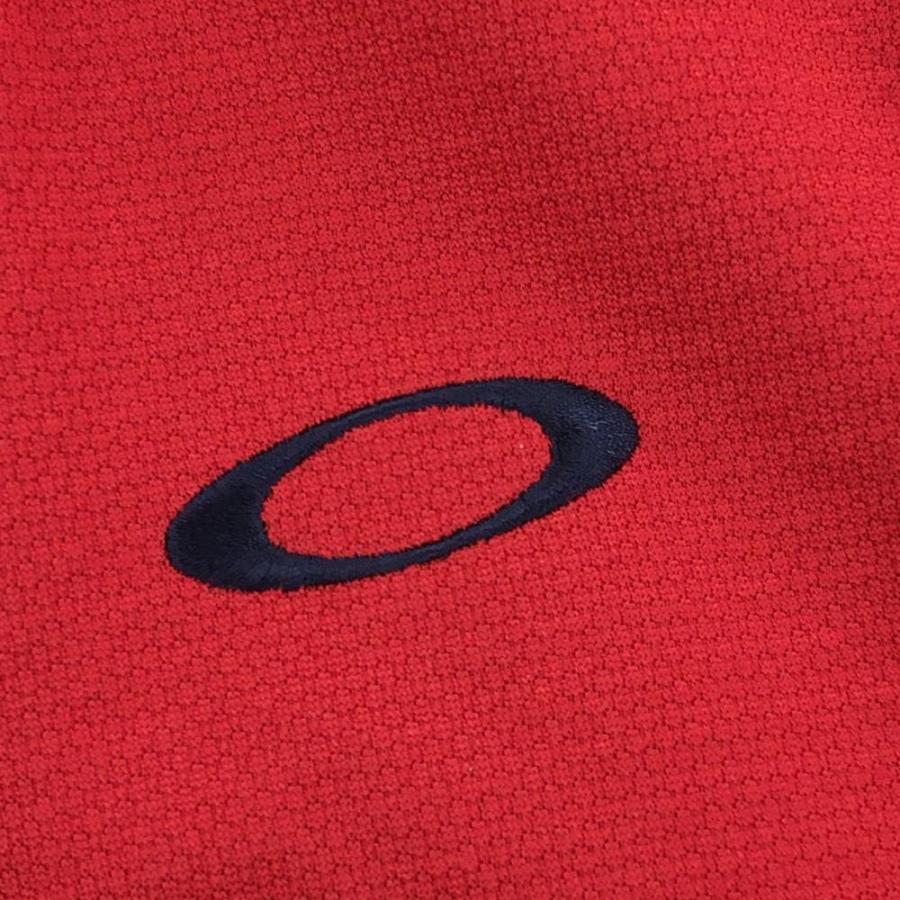 【新品】オークリー 切替ジャケット レッド 袖ニット 吸汗速乾 メンズ M ゴルフウェア Oakley_2