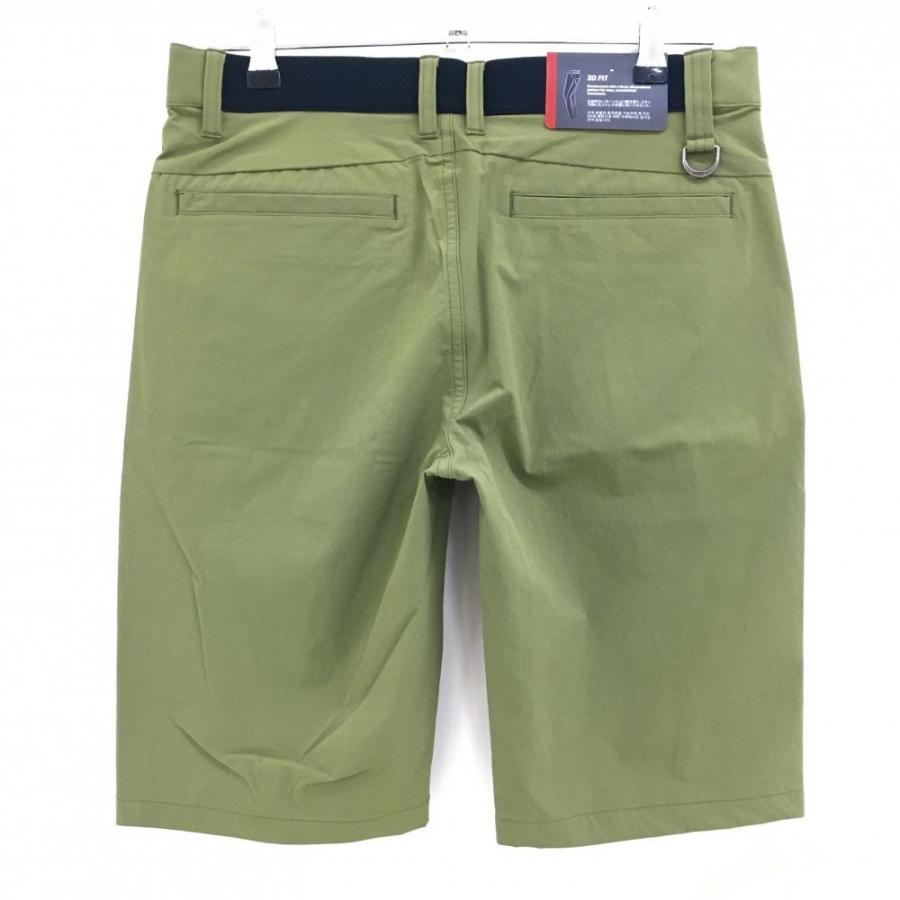 PUMA 【新品】プーマ ハーフパンツ カーキ×黒 サイドロゴライン