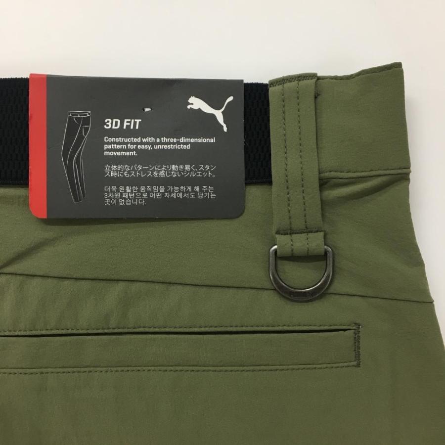 PUMA（プーマ） 【新品】プーマ ハーフパンツ カーキ×黒 サイドロゴ