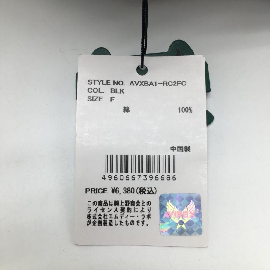 AVIREX 【新品】アヴィレックスゴルフ フラットキャップ 黒×白