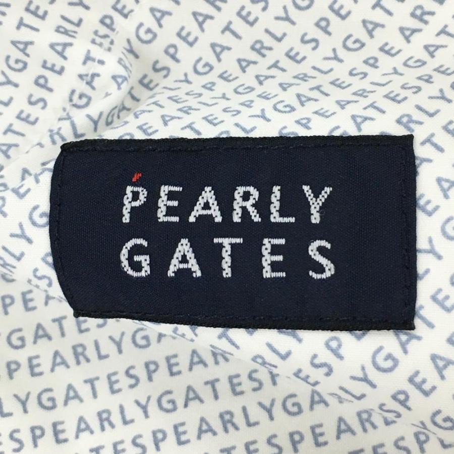 PEARLY GATES   パーリーゲイツ 白✖️青 Peサッカーストライプショートパンツ | PEARLY GATES（パーリー