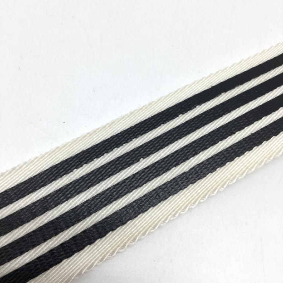 PEARLY GATES（パーリーゲイツ） ベルト 白×黒 ボーダー メンズ ゴルフ