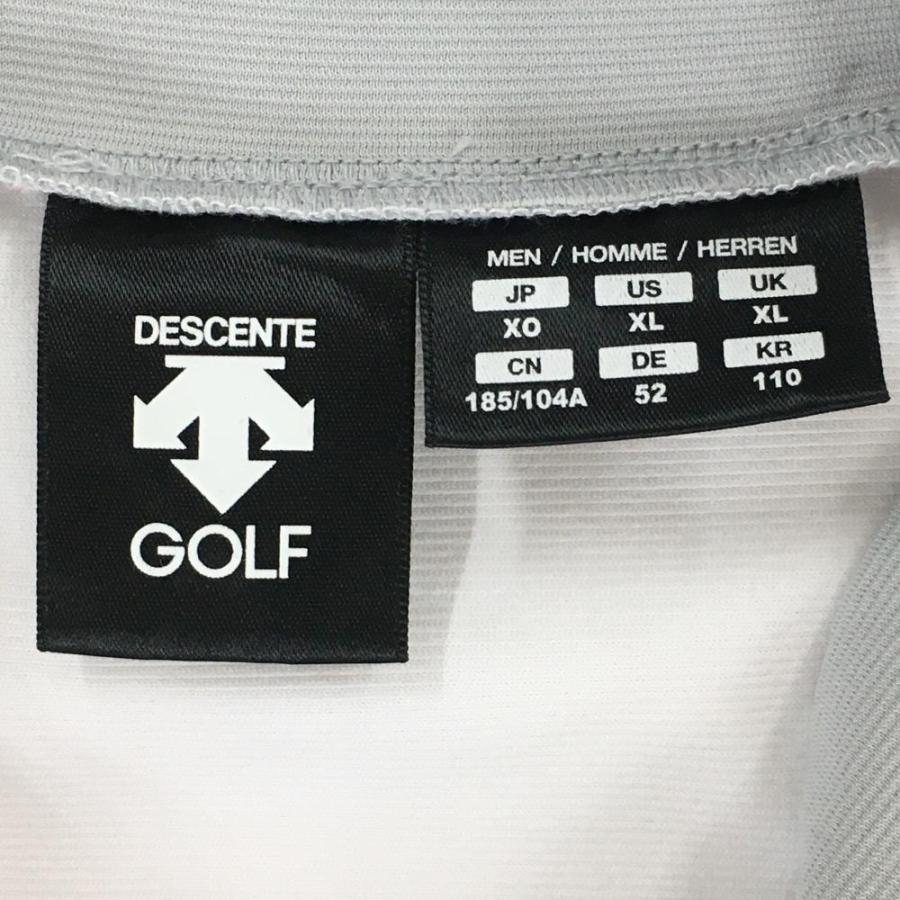 DESCENTE GOLF 【超美品】デサントゴルフ 半袖ハイネックシャツ