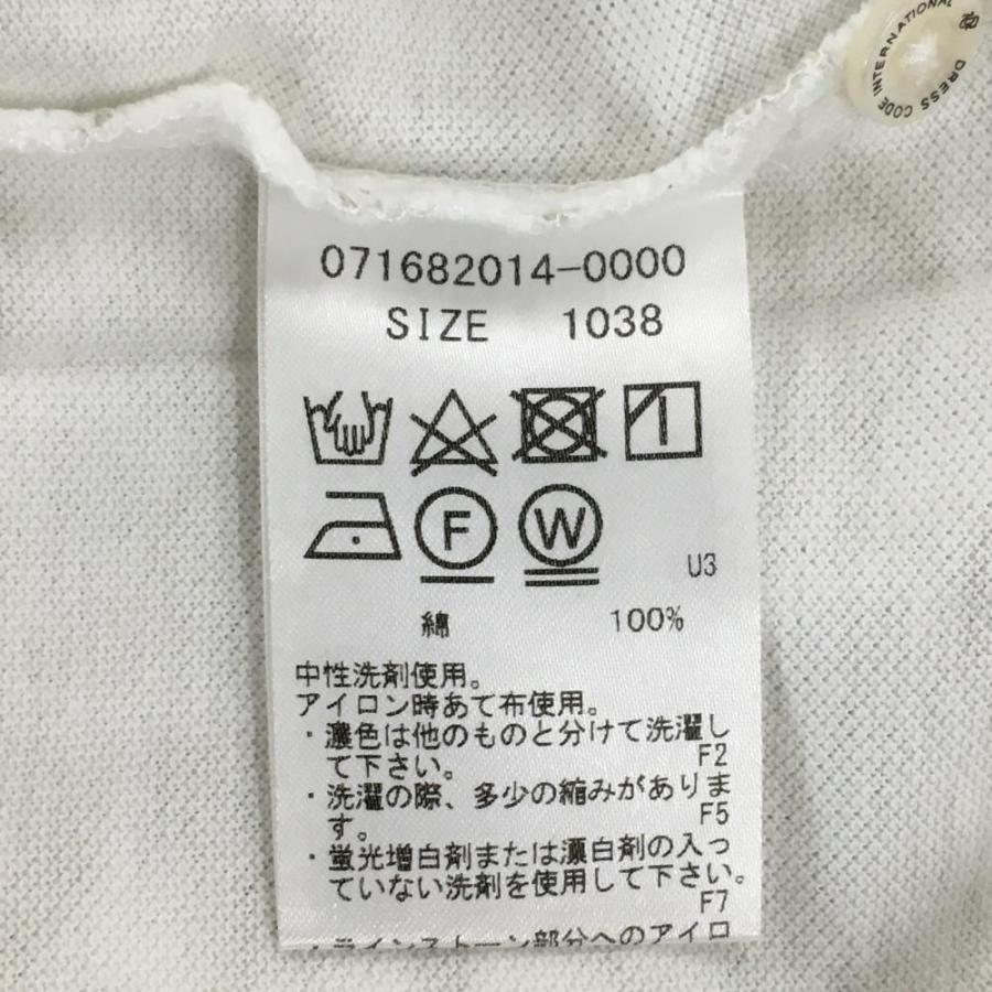 ZOY（ゾーイ） 【美品】ゾーイ 半袖ポロシャツ 白×ライトグリーン