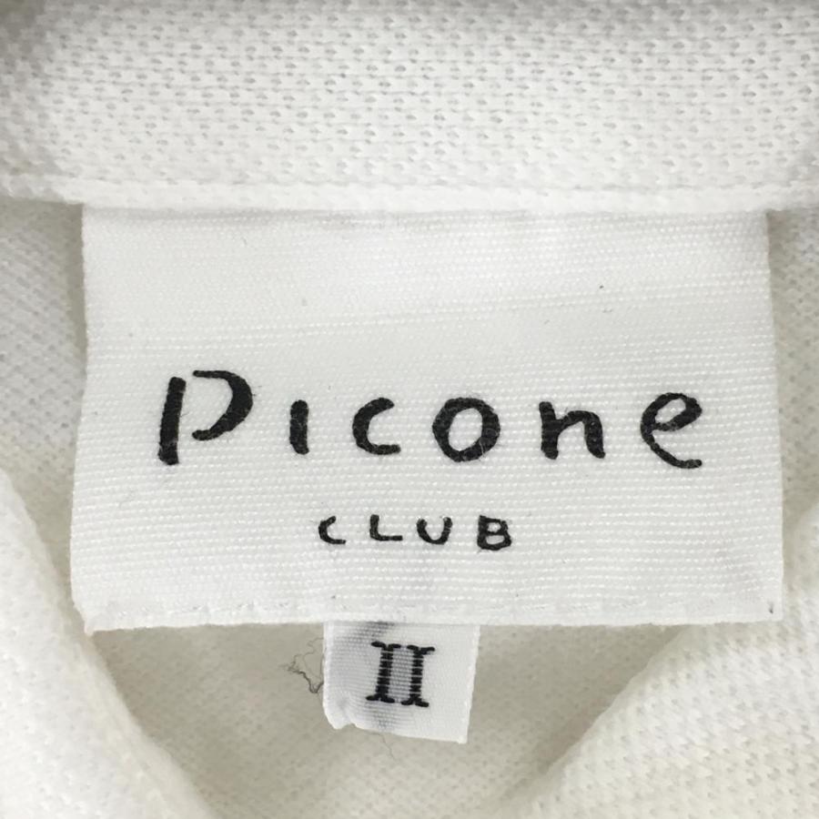 Picone CLUB（ピッコーネクラブ） ピッコーネ 半袖ポロシャツ 白