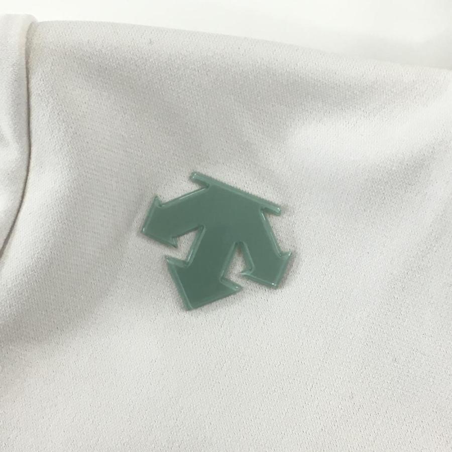DESCENTE GOLF 【美品】デサントゴルフ ジップパーカー 白×ライト