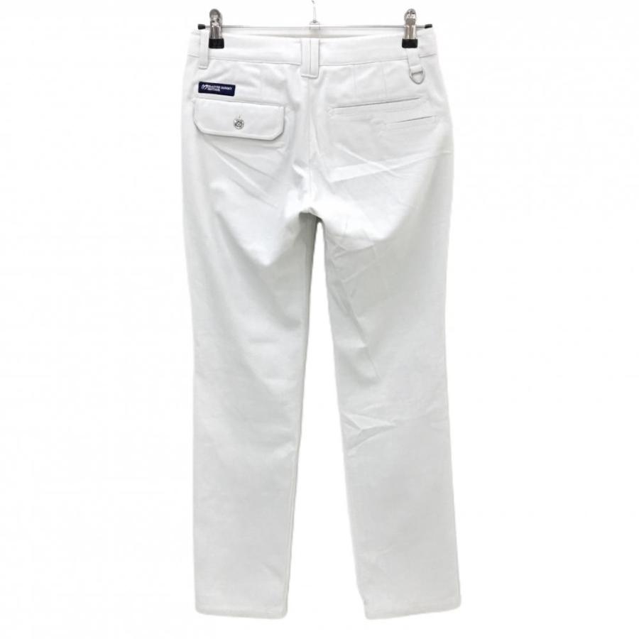 【美品】MASTER BUNNY EDITION ホワイト ゴルフパンツ 5 MASTER BUNNY EDITION マスターバニー パンツ オフホワイト 表微