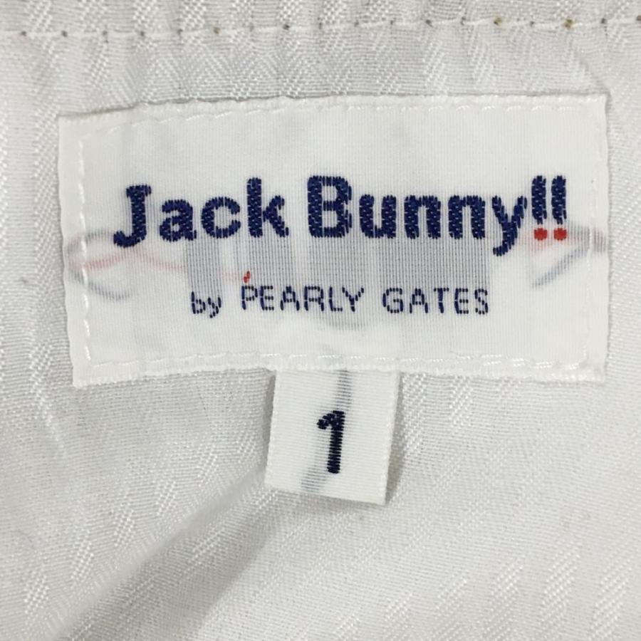 Jack Bunny!!（ジャックバニー） パンツ ベージュ バックロゴ 色褪せ