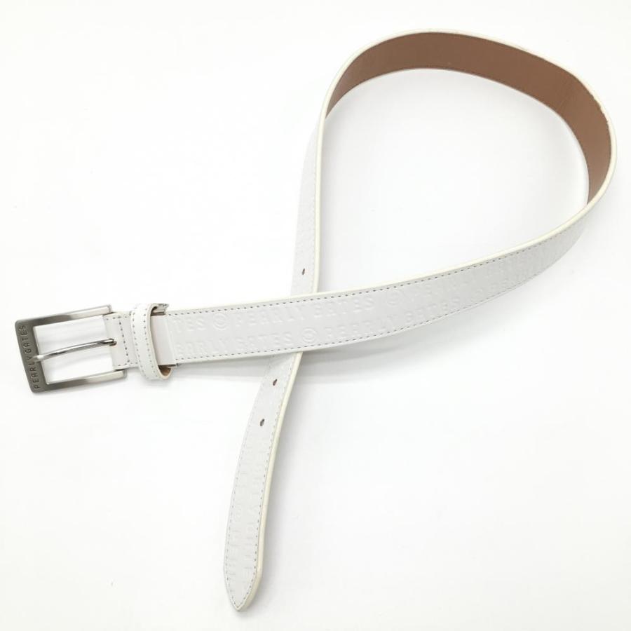 PEARLY GATES 【美品】パーリーゲイツ ベルト 白 ニコちゃん