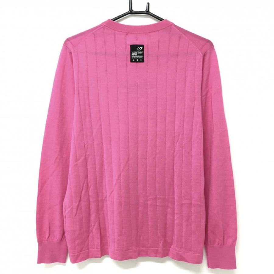 MASTER BUNNY EDITION 【超美品】マスターバニー セーター ピンク ロゴ