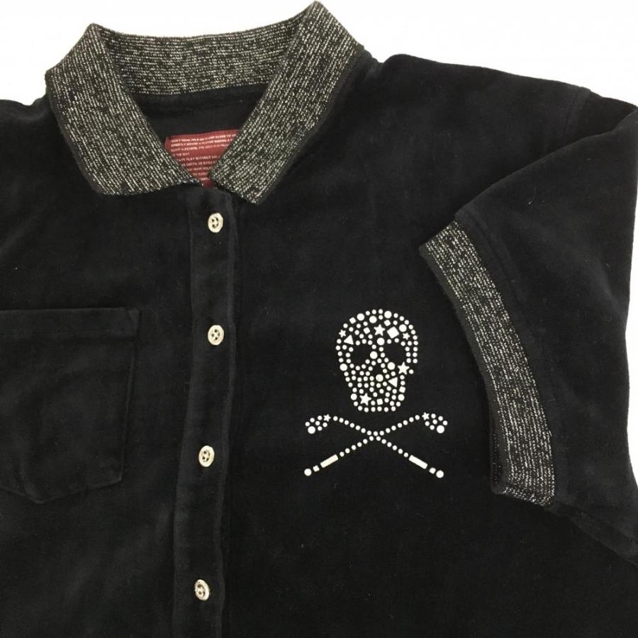 MARK&LONA（マークアンドロナ） オールインワン 黒×シルバー スカル
