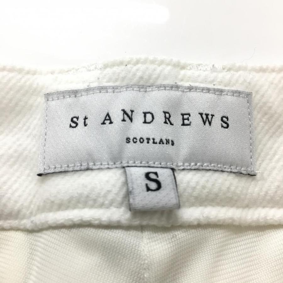 St ANDREWS 【美品】セントアンドリュース スカート 白×ネイビー 微