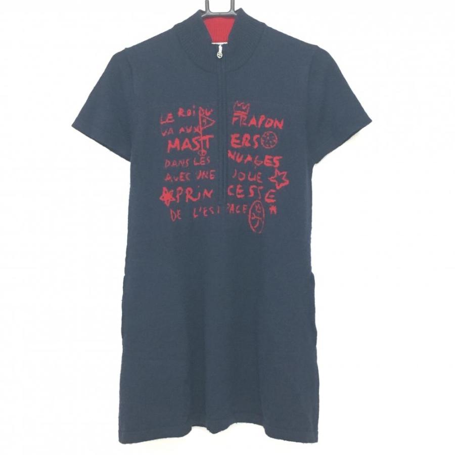 ◯CASTELBAJA ハーフジップ ワンピース 切替ハーフZIPワンピース(110cm ラベンダー): キッズ - ナルミヤ