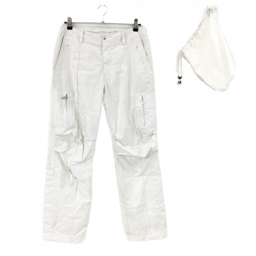 MARK&LONA（マークアンドロナ） レインパンツ 白 収納袋付 メンズ L