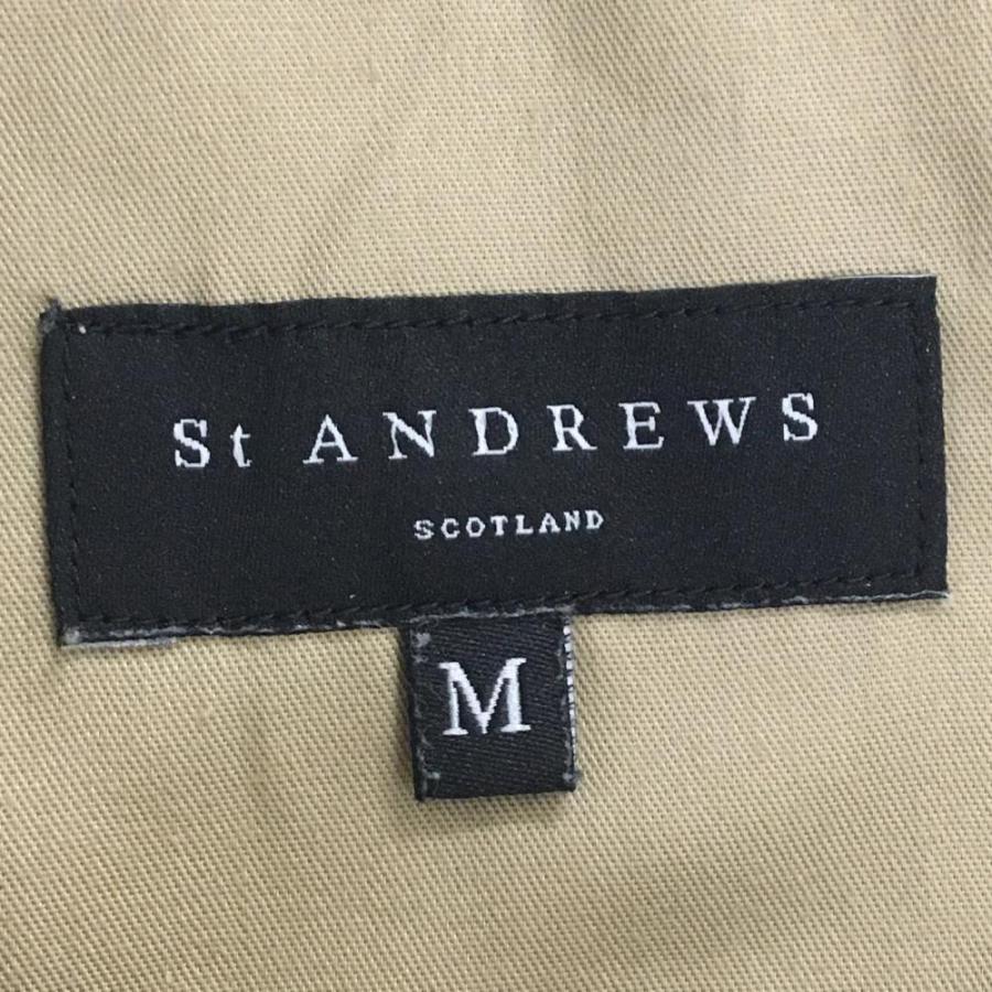 St ANDREWS 【美品】セントアンドリュース パンツ 白×黒 織生地 メンズ
